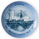 Ship plate Fyrskibet 1987, Bing & Grondahl