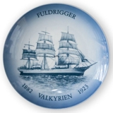 Ship plate Valkyrien 1990, Bing & Grondahl