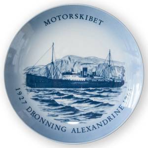 Skibsplatte, Dronning Alexandrine 1993, Bing & Grøndahl | År 1993 | Nr. BS1993 | DPH Trading
