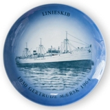 Ship plate Gertrude Mærsk 1999, Bing & Grondahl