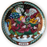 1990 Santa Claus platte, Bing & Grøndahl