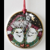 1998 Bing & Gröndahl Weihnachtsmann rund um die Welt Ornament