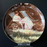 P.S. Kroyer plate Mrs. Kroeyer in the Garden, Bing & Grondahl