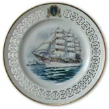 The Training Ship Denmark. Windjammer plate no.1, Bing & Grondahl