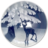 Anxiety of the coming Christmas Night 1905, Bing & Grondahl Christmas plate