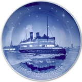 The Korsor - Nyborg Ferry 1933, Bing & Grondahl Christmas plate