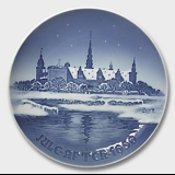 Kronborg Castle at Helsingor 1950, Bing & Grondahl Christmas plate