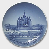 The Kalundborg Church 1955, Bing & Grondahl Christmas plate