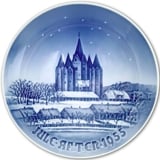 The Kalundborg Church 1955, Bing & Grondahl Christmas plate