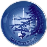 Juletræet
med lys 1957, Bing & Grøndahl Juleplatte