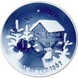 Christmas Joy 1967, Bing & Grondahl Christmas plate