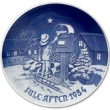 The
 Christmas letter 1984, Bing & Grondahl Christmas plate