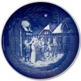 Snowman's Christmas eve 1987, Bing & Grondahl Christmas plate