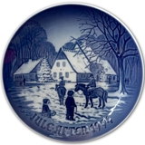 A Day at the Deer Park 1994, Bing & Grondahl Christmas plate