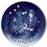 Santa the storyteller 1998, Bing & Grondahl Christmas plate