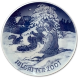 Playing in the snow 2001, Bing & Grondahl Christmas plate