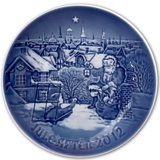 Visit from Santa Claus 2012, Bing & Grondahl Christmas plate