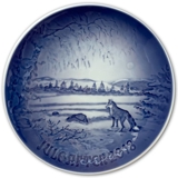 Winter landscape 2018, Bing & Grondahl Christmas plate