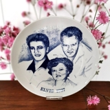 1987 Elvis platte, Corell Porcelæn Denmark