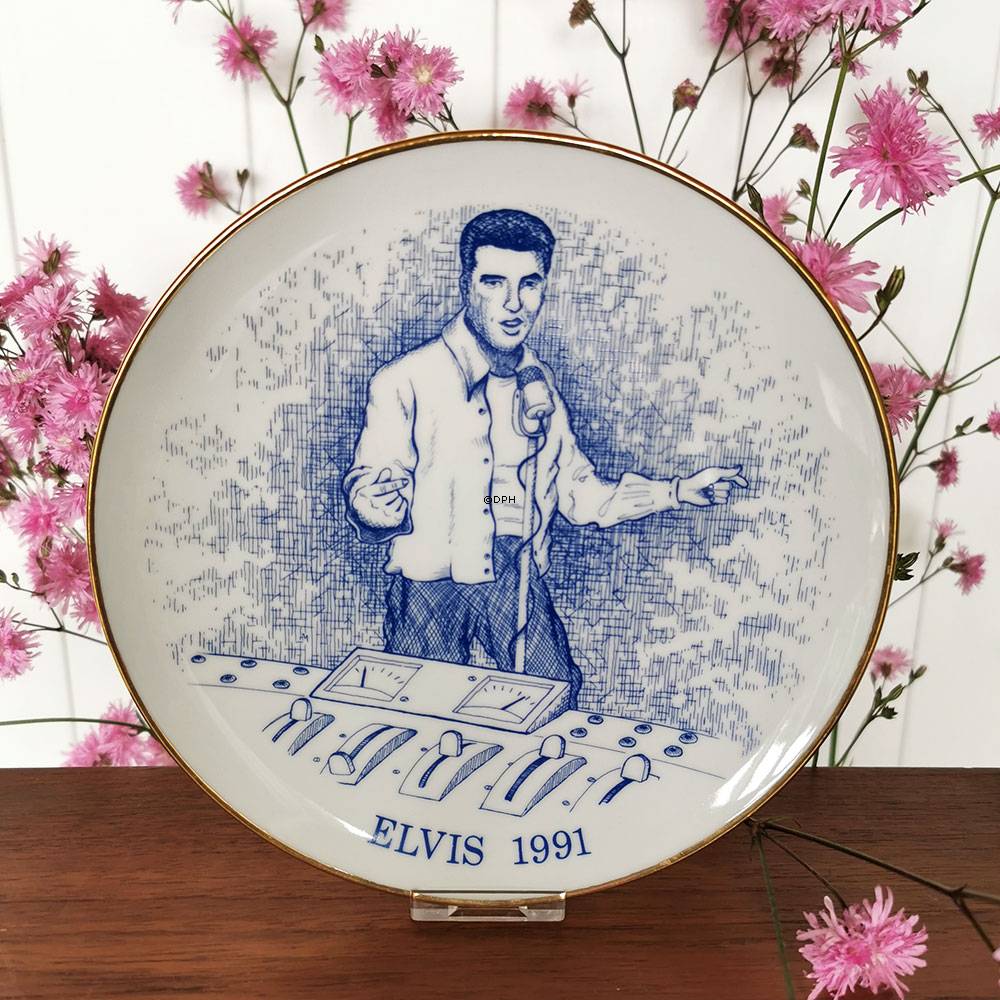 1991 Elvis platte, Corell Porcelæn Denmark