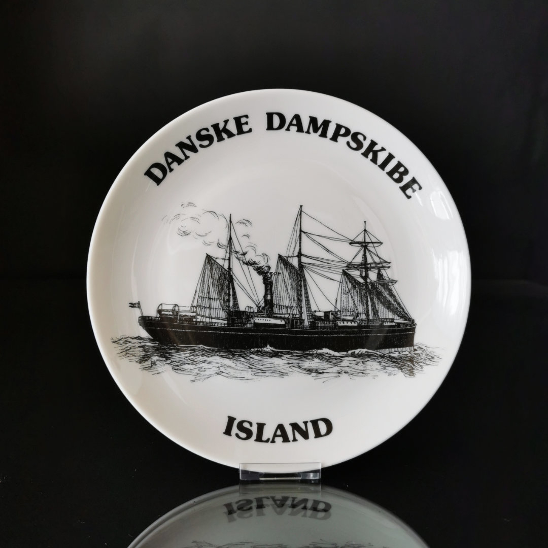 Island, Danske Dampskibe platte nr. 7
