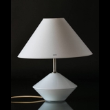 Holmegaard Astro tablelamp white glass - Discontinued
