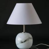Holmegaard Sakura lampe, grå, rund, lille (uden skærm) - Udgået af produkti...