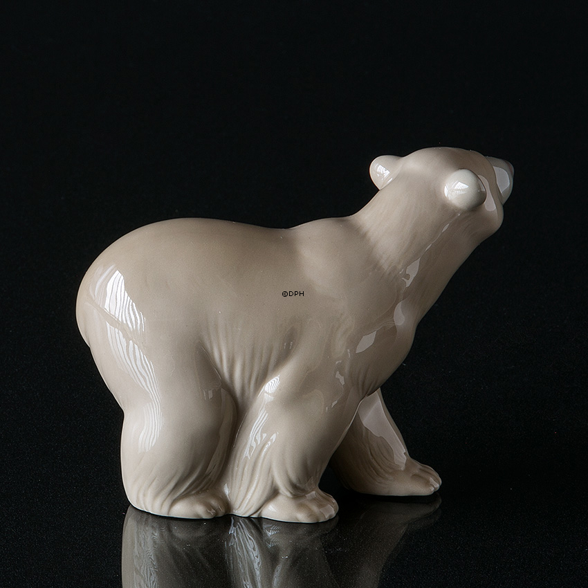 Lladro stående isbjørn 10 cm