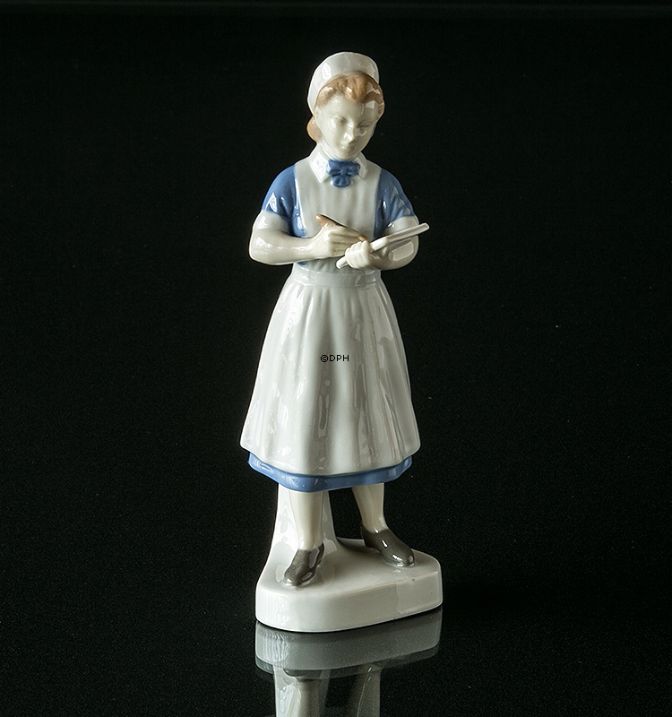 Sygeplejerske figur, H 20 cm