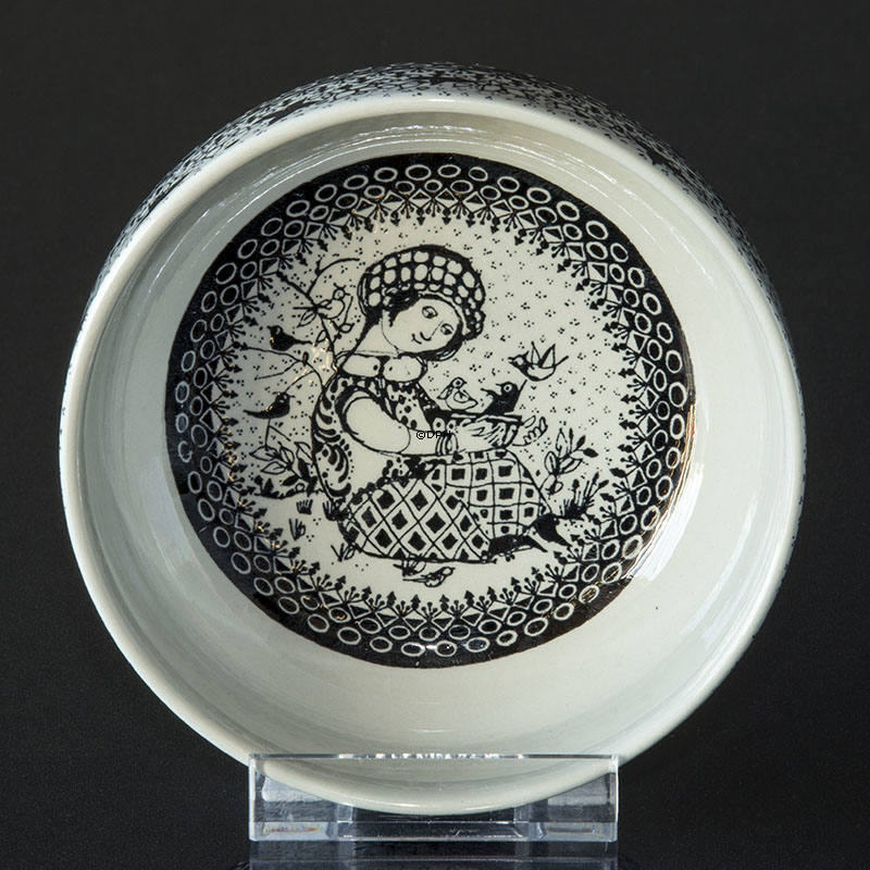 Vinter Bjørn Wiinblad De fire årstider skål