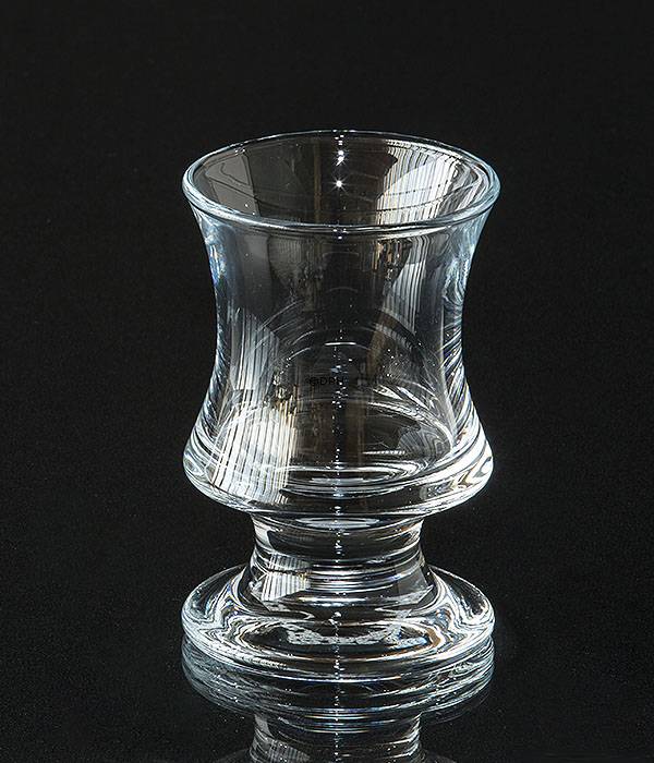 Holmegaard Skibsglas hvidvinsglas bred stilk, indhold 15 cl.