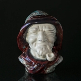 Bust of Fisher, ceramics, Michael Andersen & Son no. 3934-2