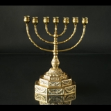 Danish Titus candelabra (Menorah) in Brass