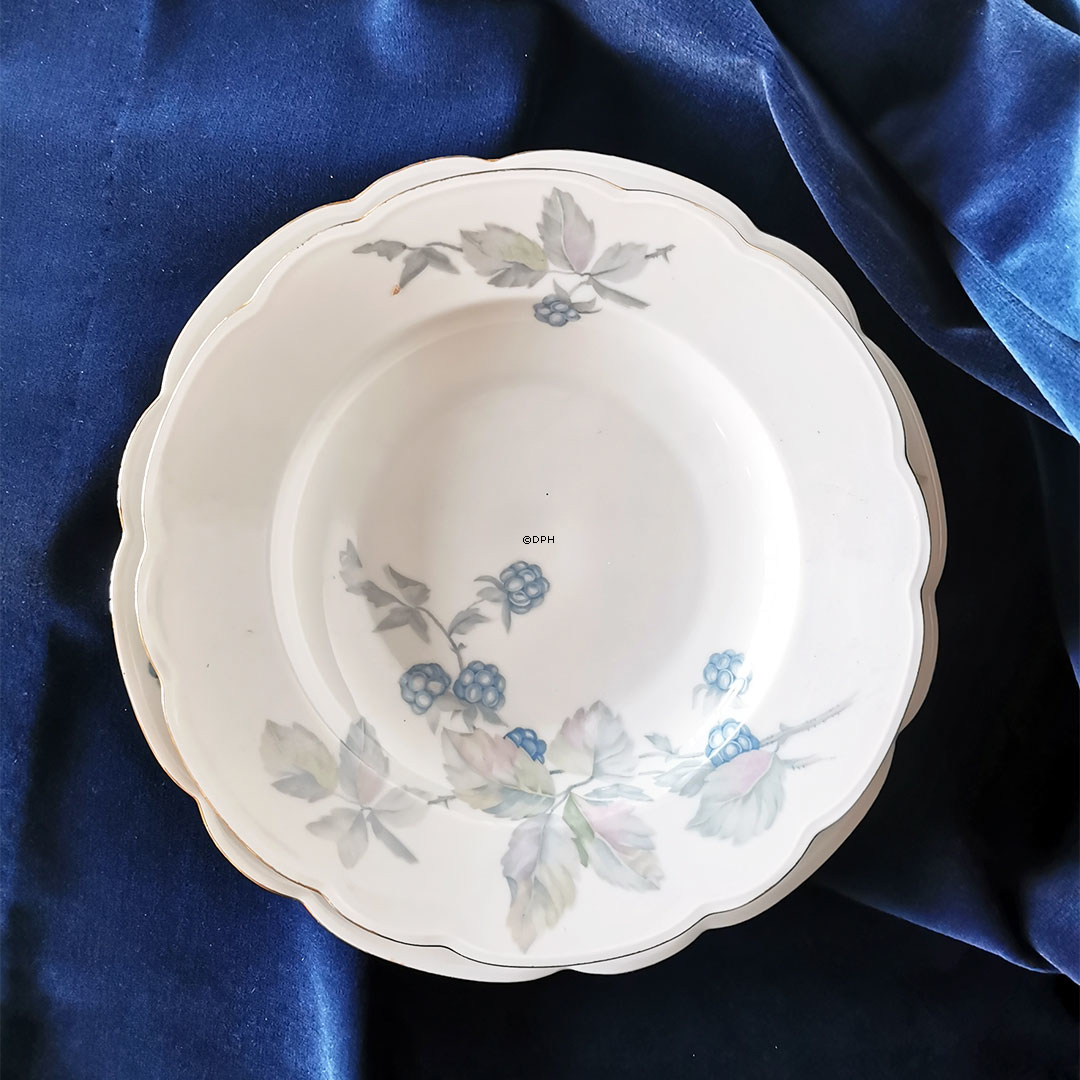 Altrohlau porcelænsstel med brombærdekoration