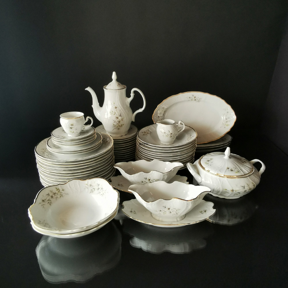 Bernadotte Porcelain Fine De Bohéme Czechoslovakia stel - Samlet 54 dele