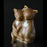 Two Bear Cups, Figurine by Knud Basse H17cm