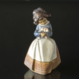 Lladro Figur Mädchen mit Kaninchen, 20 cm