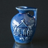 Michael Andersen lille kande nr. 5724, Blå Keramik