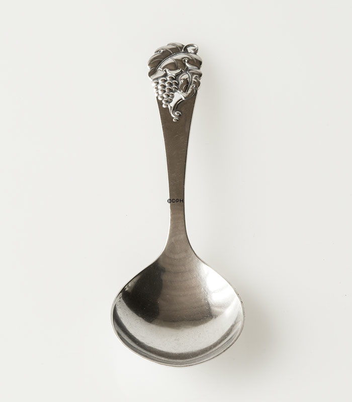 Tretårnet sølv serveringsske signeret CKH