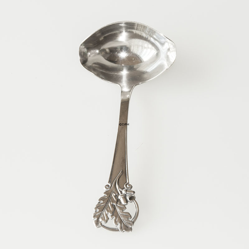 Tretårnet sølv sovseske COHR signeret JS - Johannes Siggaard