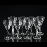 Holmegaard Windsor Whitewine glass, 8 pieces