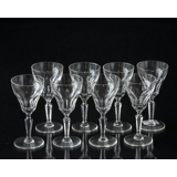 Holmegaard Windsor Whitewine glass, 8 pieces