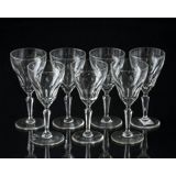 Holmegaard Windsor Redwine glass, 7 pieces