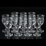 Holmegaard Idéelle White Wine glass with engravings, 12 pcs.