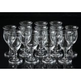 Holmegaard Idéelle White Wine glass with Logo, 12 pcs.