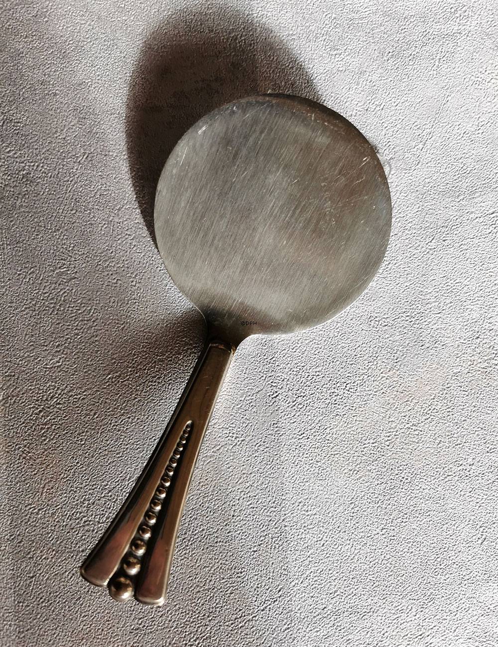 Tretårnet sølv kagespade