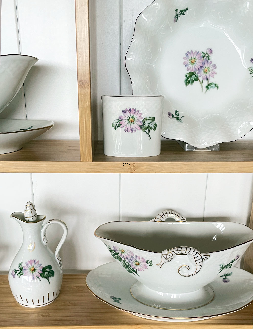 Bing & Grøndahl Chrysanthemum Okseøje stel - Samlet 90 dele