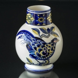 Blå Fasan vase 21cm, Royal Copenhagen