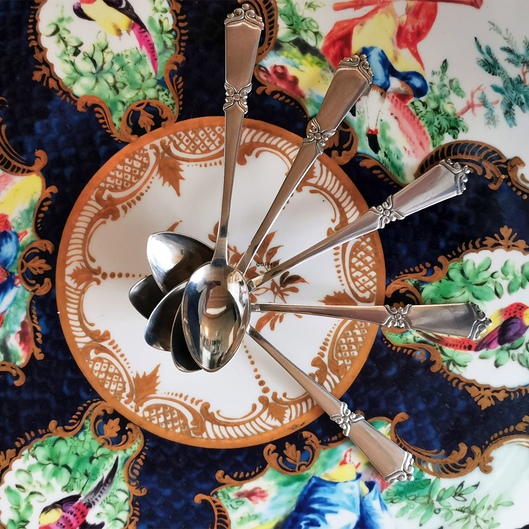 Tretårnet sølv 5 teskeer