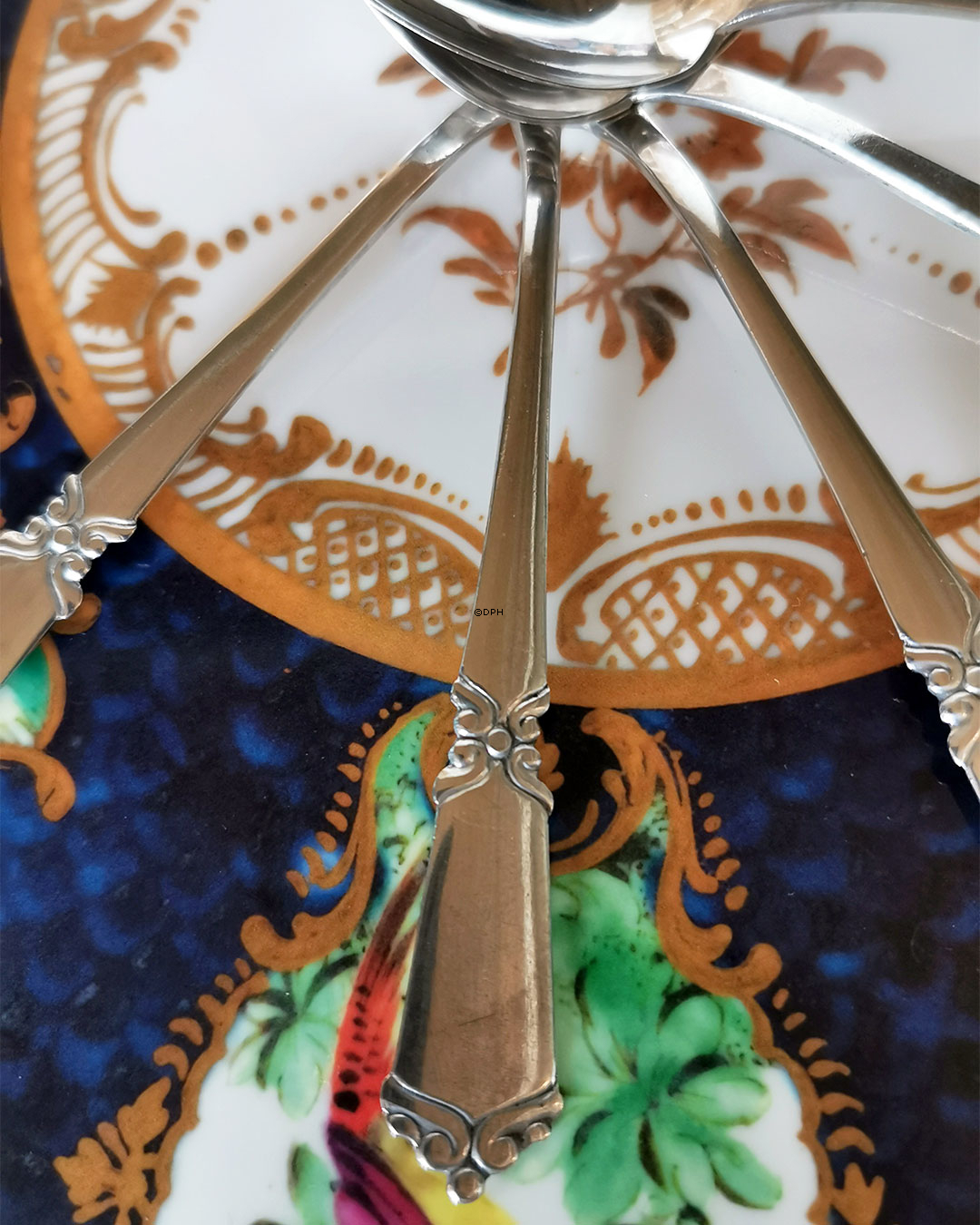 Tretårnet sølv 5 teskeer